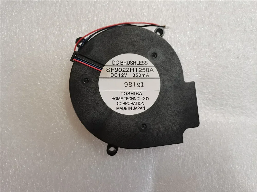 

cooler fan For Toshiba SF9022H1250A DC12V 350mA 3Pin 3Wire Cooling Fan