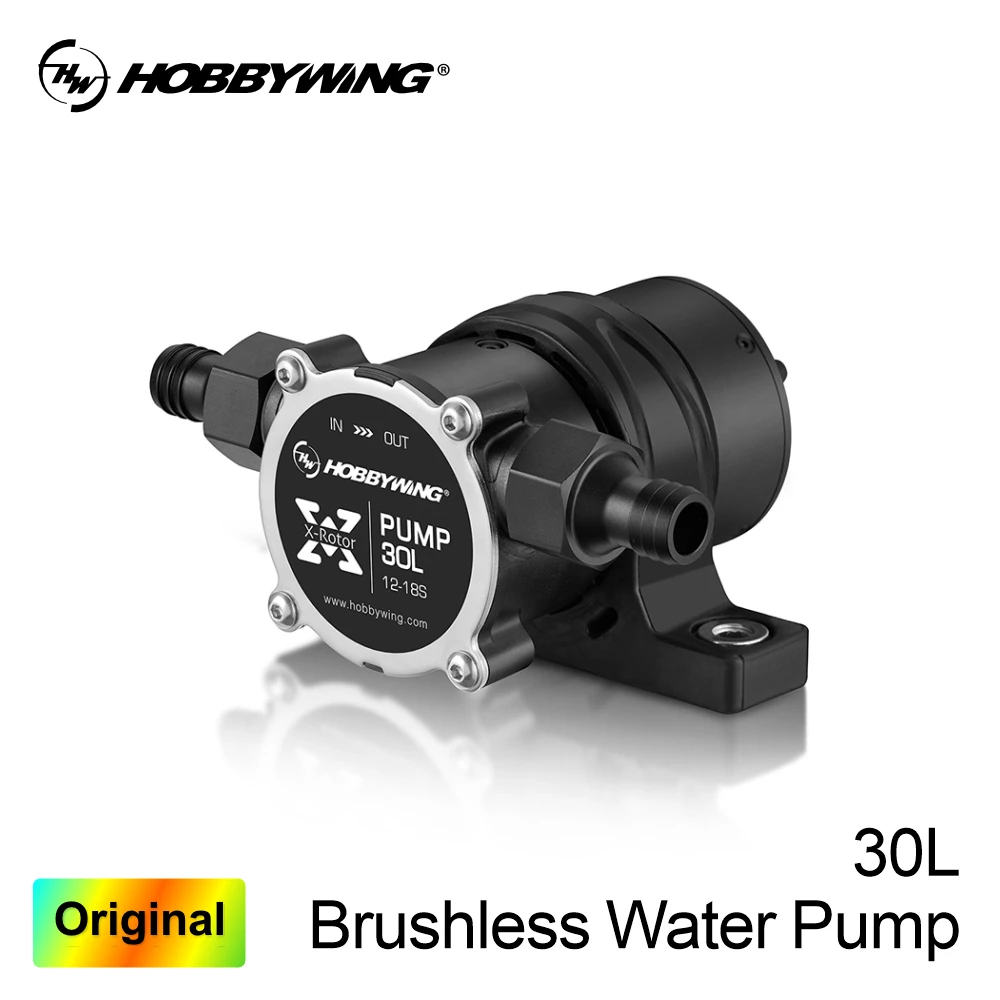 

Насос Hobbywing PUMP 30L с гибким импеллером для сельскохозяйственных дронов, 12-18S, высокоэффективный, с мощным потоком