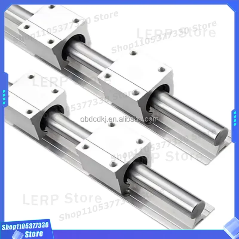 High Precision Chrome Steel Linear Guide Rail Polished Rod Slide Bearing for Woodworking Saw Table Track Slider Device Linear