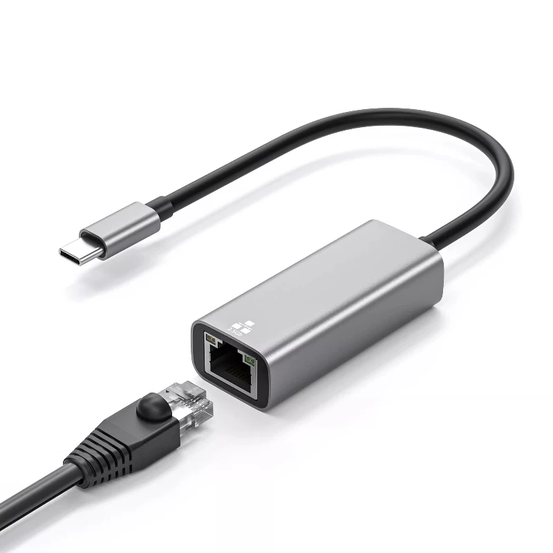 2pcs For RTL8156 USB 3.0 2.5G Ethernet Adapter Type-C to RJ45 2500Mbps LAN Network Card Plug & Play