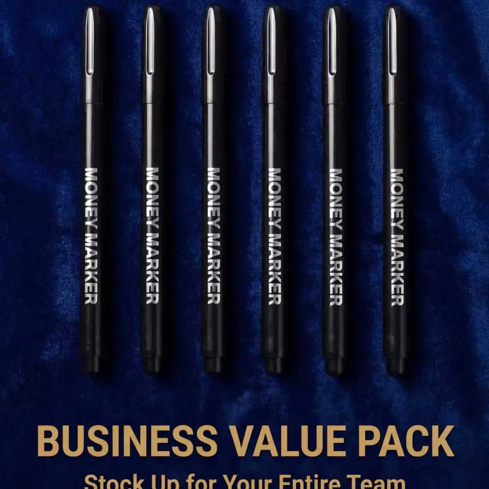 Portable Money Detector Pen Effective Note Identifier Marker For Quick Financial Verification Security