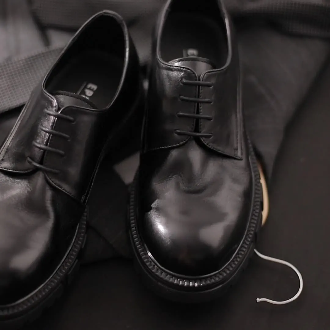 New Four Seasons Men's Genuine Leather Shoes with Big Head, Increased Height, Thick Bottom, Casual Soft Bottom, Soft Surface