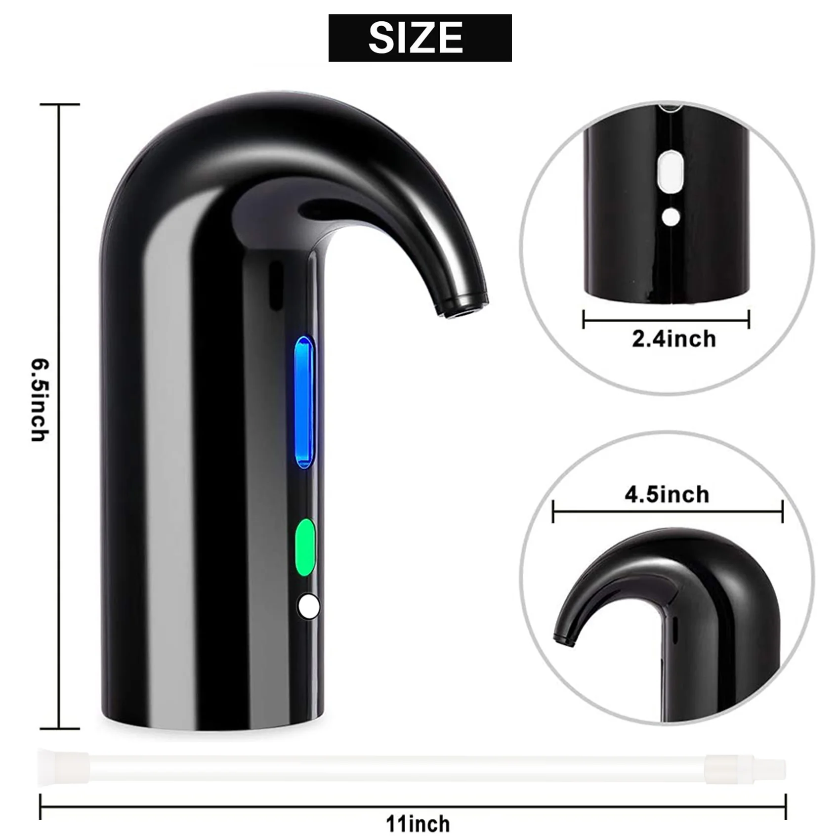 【THANKSGIVING DAY】Electric Wine Aerator Pourer, Portable Wine Decanter And Wine Dispenser Pump, Multi-Smart Automatic Filter Win