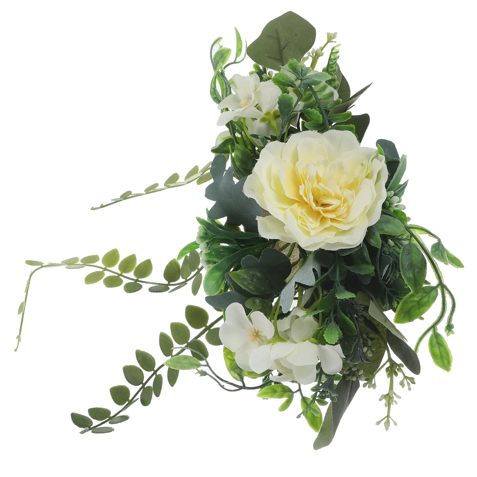 

Peony Curtain Tiebacks Decorative Plastic Flower Rope 1Pc Easy Use Natural Touch Retro Style Home Accessories