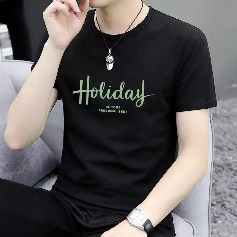 تي شيرت رجالي عالي الجودة مطبوع عليه عام 2025 من ort Sve تي شيرت صيفي عصري ماركة f Sve لون من الحرير الجليدي للجسم irt Polyes... #2