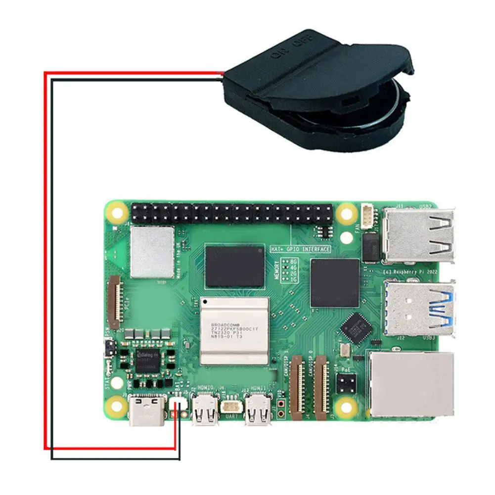 Raspberry Pi 5 Rtc Batterij (Exclusief Cr2032 Batterij) Voor Pi56933569999999999999 Camera Framboos Barramento