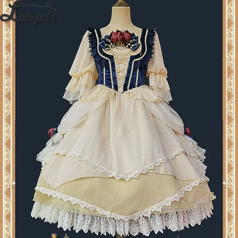 Miss Snow ~ Sweet Lolita Corset Top & Skirt Set by Infanta