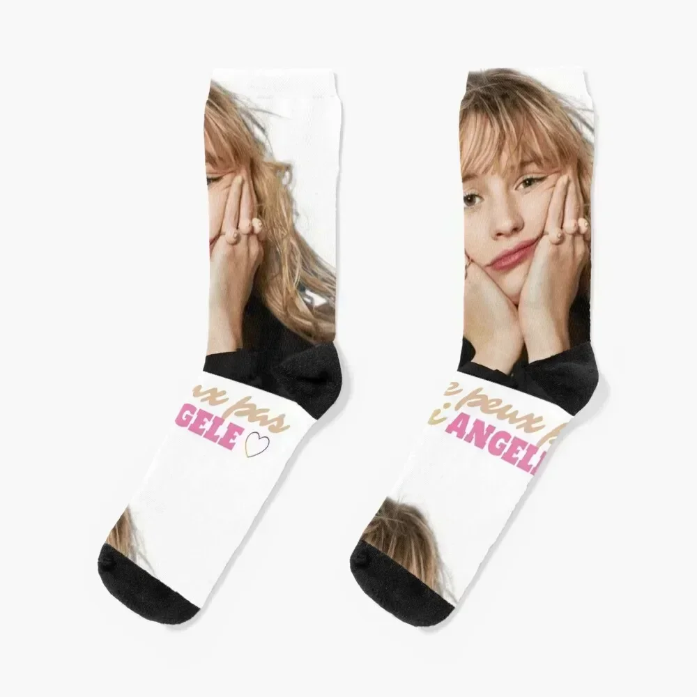 

JE NE PEUX PAS J'AI ANGELE COLLECTION Socks custom compression halloween Girl'S Socks Men's