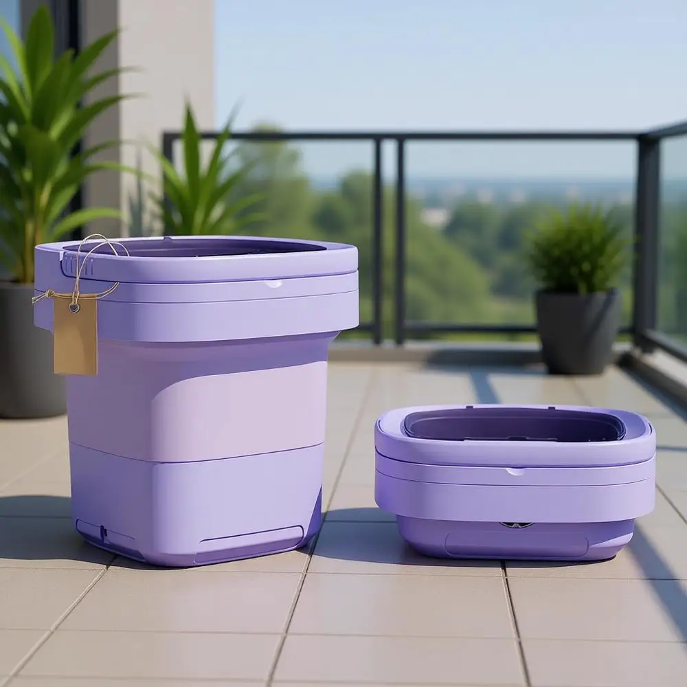 

Портативная стиральная машина, мини-стиралка, 16 л, большая вместимость для глубокой стирки мелкой одежды