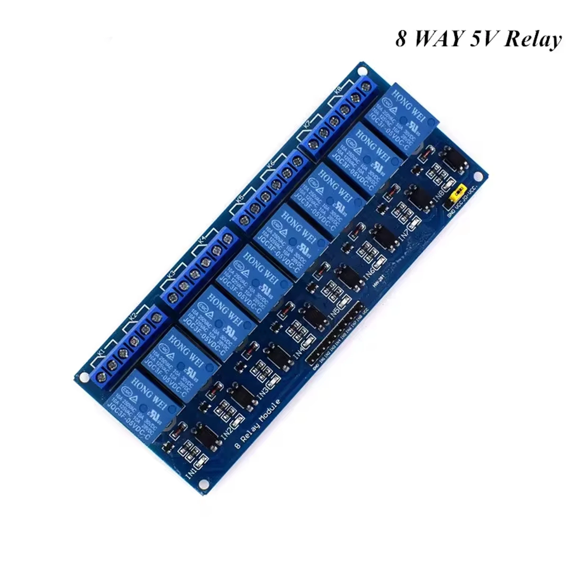 DC 5V 12V 24V 1 2 4 6 8 채널 릴레이 - Relay 8 Channel Board 리뷰 및 가격