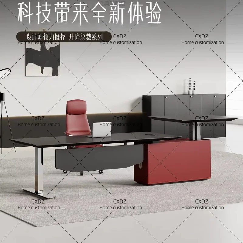 XX intelligence Motion desk Light luxury executive desk simple and modern Room desks computer desks study table office table