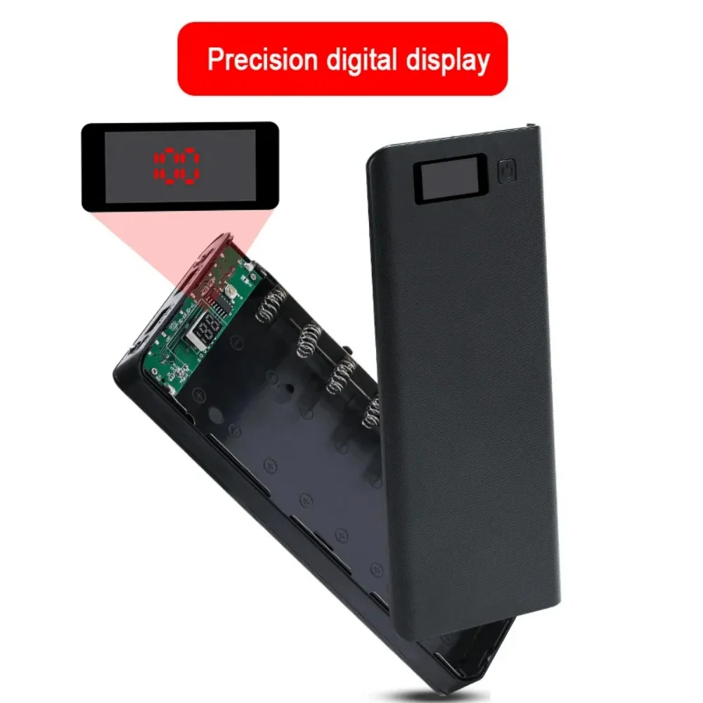 

Battery Holder Dual USB Power Bank Battery Box Mobile Phone Charger DIY Shell Case Charging Storage Case For Xiaomi