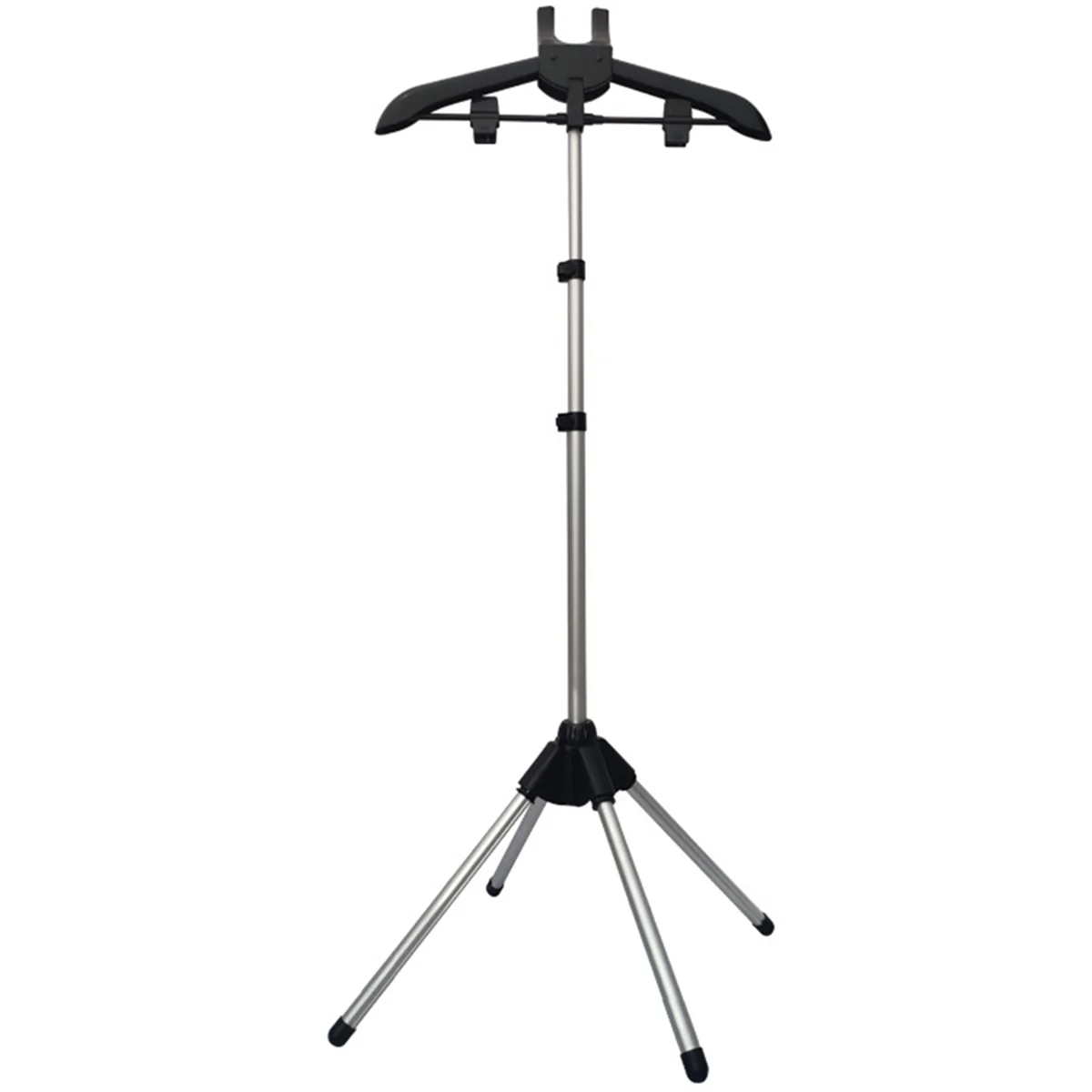 

Display Stand Clothes Hanger Garment Foldable Tripod Steamer Rack Cloths Iron Hanging Stand Clothing Drying Rack BlackT99C
