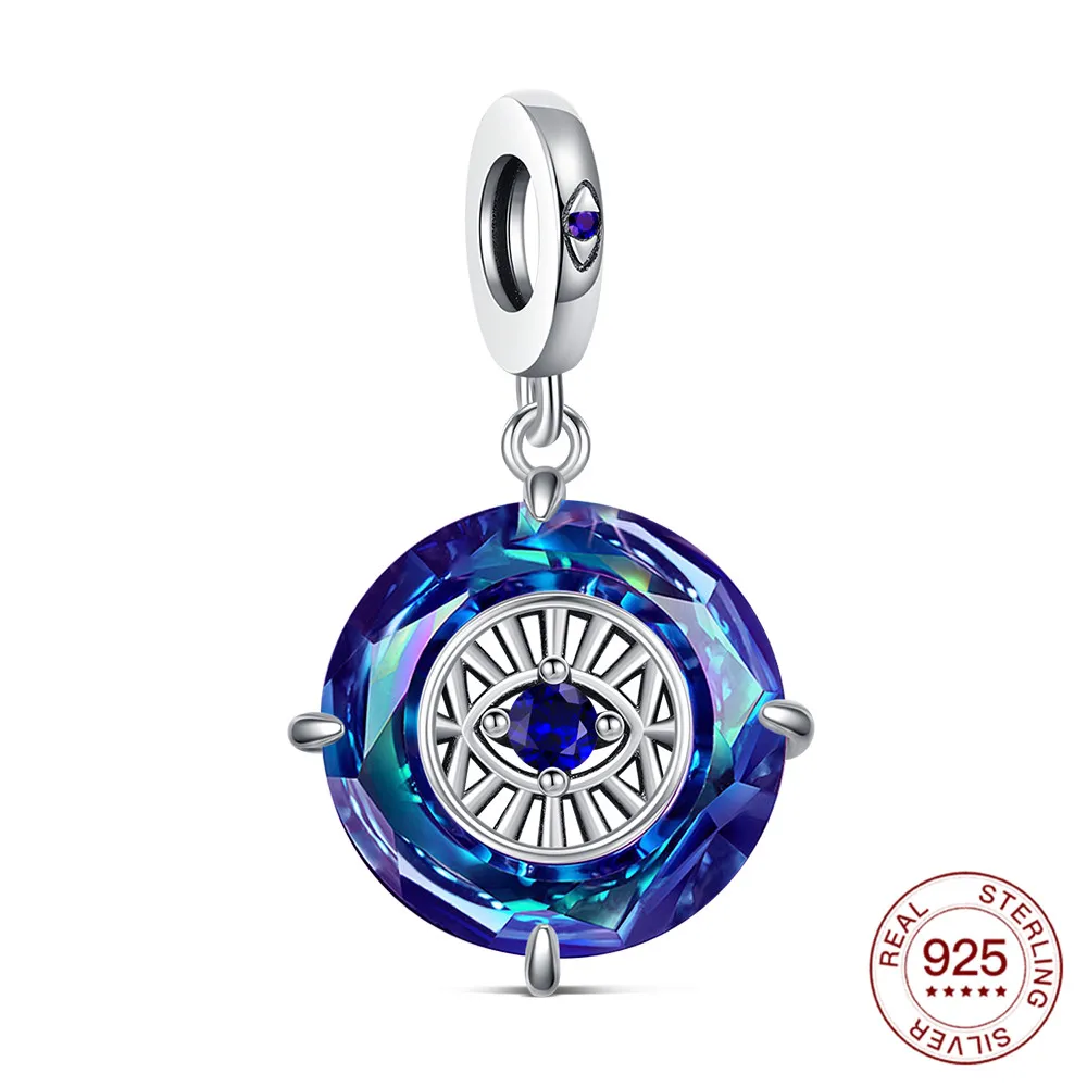 Neue Charms Original Engel Ring Auge Anhänger S925 Sterling Silber Bead Fit Armbänder Diy Für Frauen Edlen Schmuck Liebe geschenk