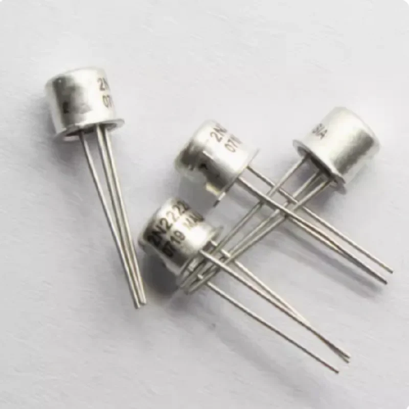 

10pcs/set Gold Sealed Transistor 2N2222A Bipolar Transistors - Bjt to-18-3 Through Hole NPN 0.8A 0.5W