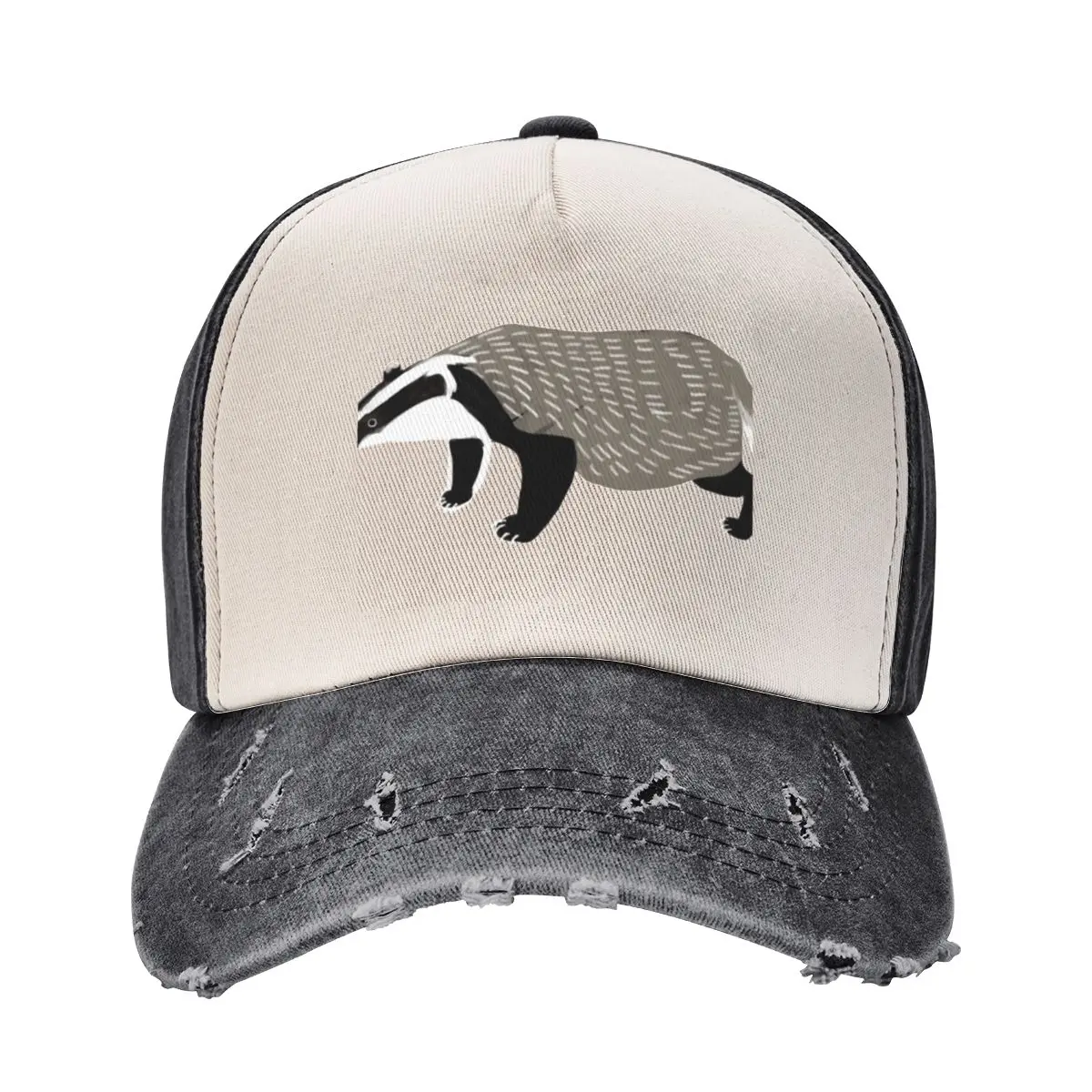 

Бейсболка European Badger, милая черная дизайнерская мужская и женская кепка Rave