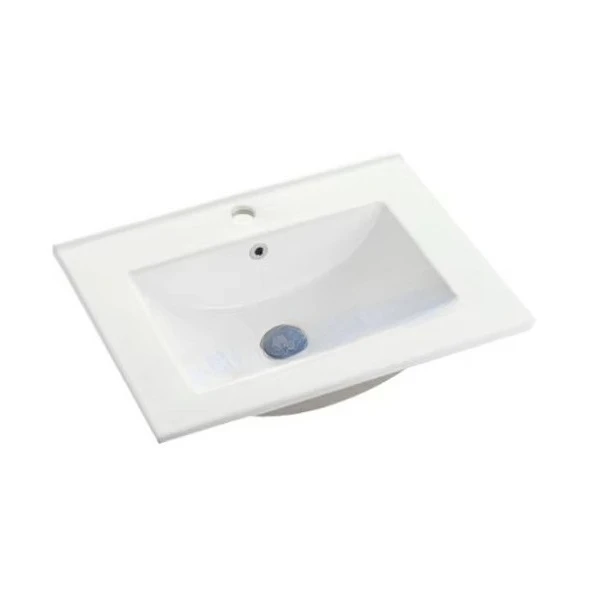 Sanitary Ware Ceramic Sink Bathroom White Washing Basin Solid Surface Sink