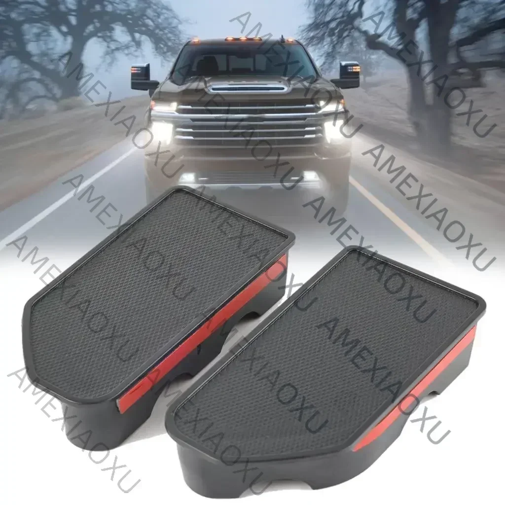 Truck Bed Rail Stake Pocket Cover Caps Rail Hole Plugs for Chevrolet Silverado GMC Sierra 1500 2500 3500HD 2019-2023 Accessories