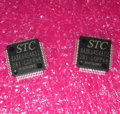 NEW and Original 2pcs STC8A8K64S4A12-28I-LQFP64 microcontroller chips Wholesale one-stop distribution list