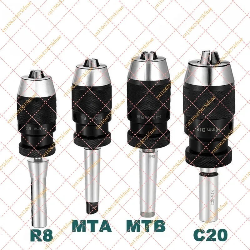 Morse Taper Self Tightening Drill Chuck MT2 MT3 MT4 MT5 R8 C10-C20 B10-B22 CNC Lathe Drilling Machine Clamping Chuck