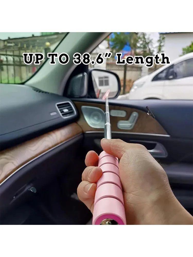 1 Pc, Stretchable Car Rearview Mirror Wiper, Car Side Mirror Squeegee.Mini Squeegee For Car Windows, Retractable Small Car Rearv