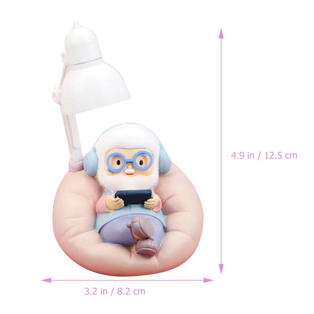 

Cute Small Night Light Decoration Bedroom Lamp Bedside Ornament Creative Desktop Light for Home Gift for Grandfather