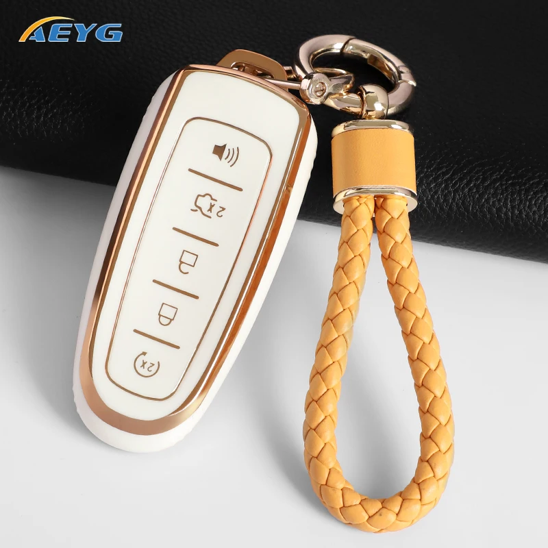 

TPU Car Remote Key Case Cover Shell Fob For Ford Edge Escape Expedition Explorer Focus Taurus Flex C-MAX Protection Accessories