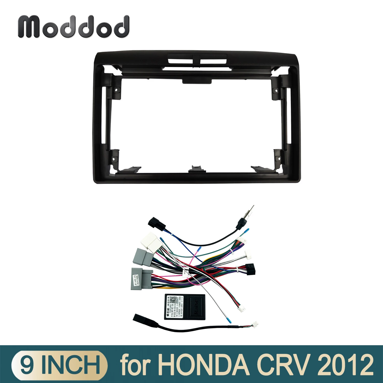 

Radio Frame for Honda CRV 2012 9 INCH Stereo GPS DVD Player Install Surround Panel Face Plate Dash Mount Trim Kit Adapter Cover