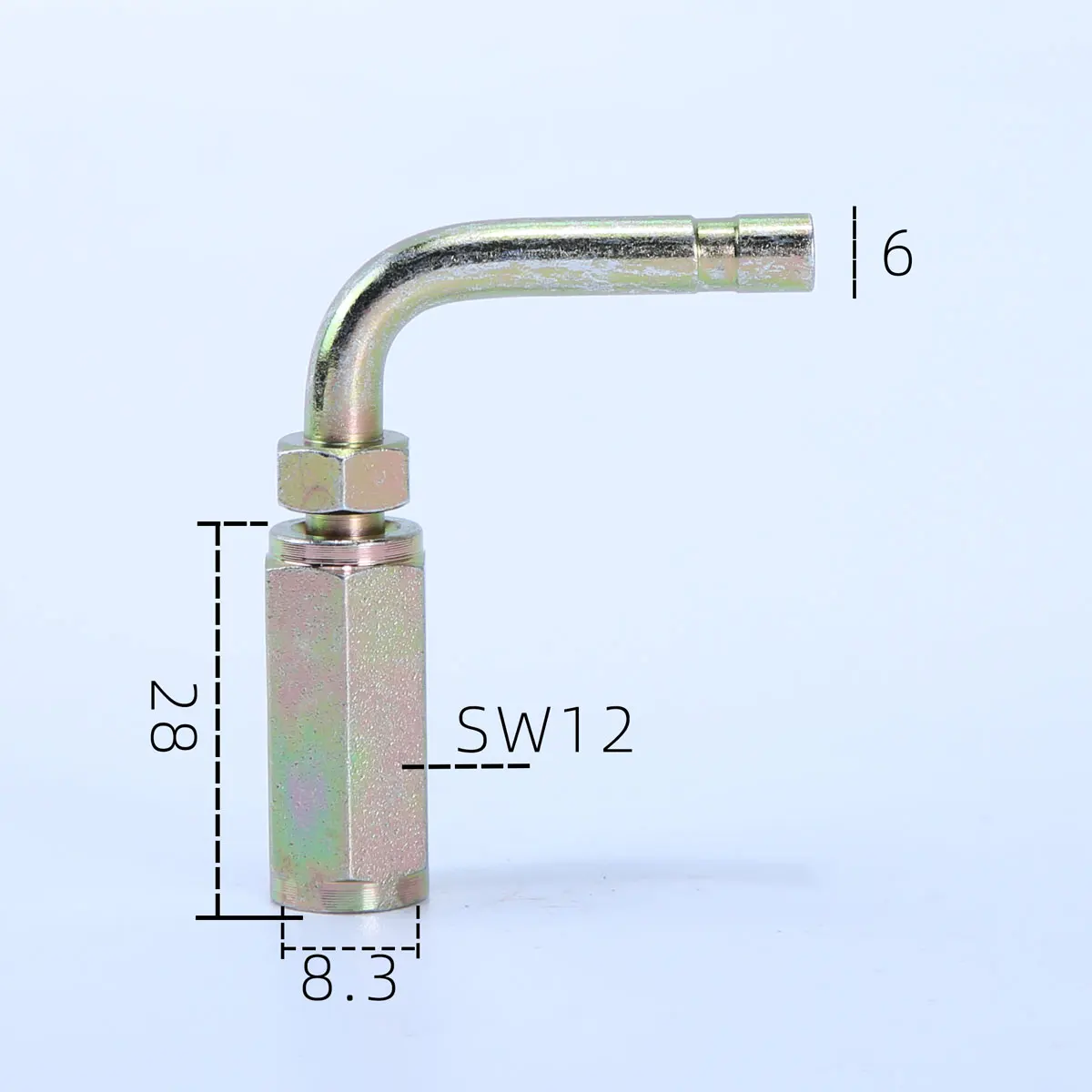 Construction machinery detachable composite pipe coil core expansion joint DN4*8.6 6mm