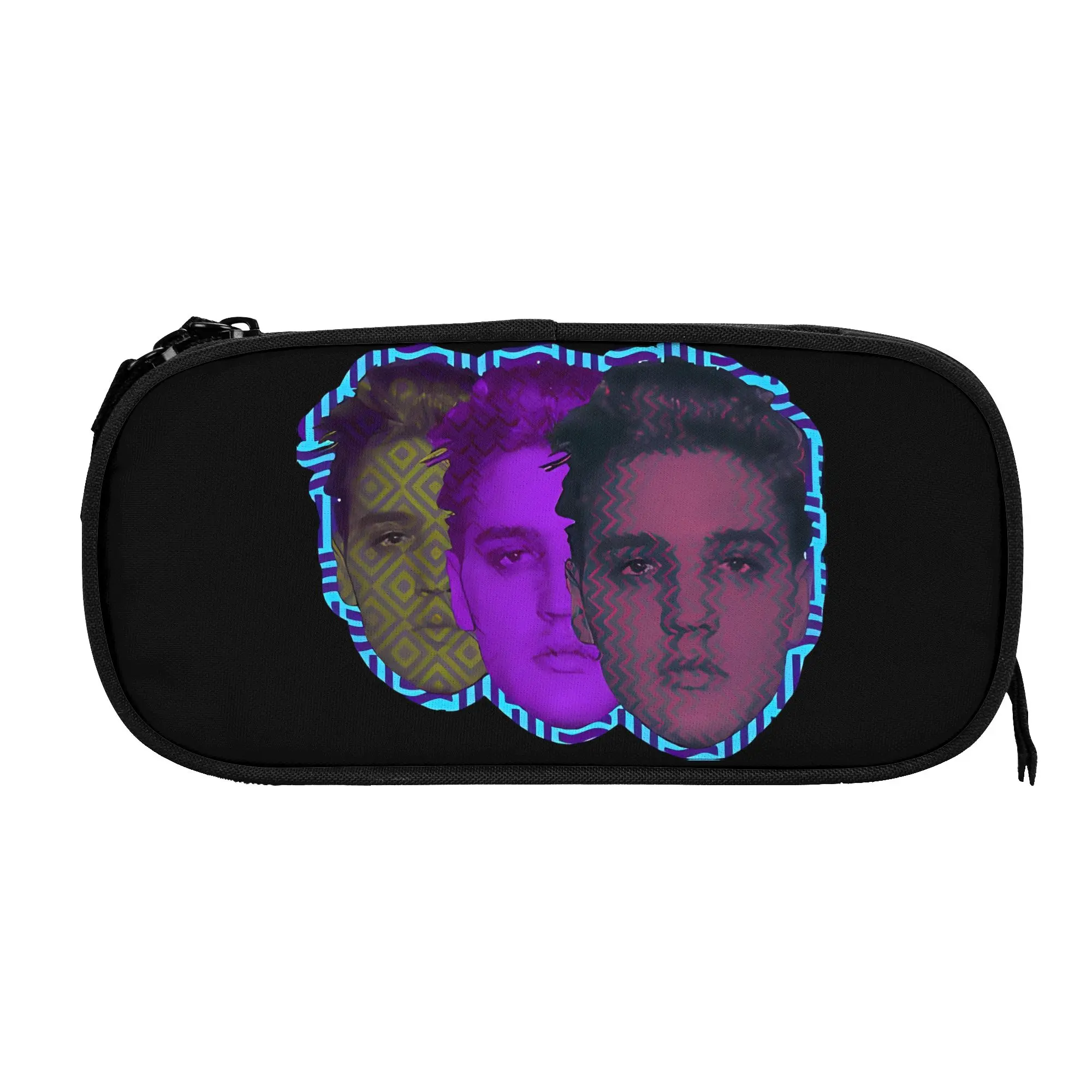 1 Piece Stylish Vintage Rock Guitarist  Pencil Case Girls Pen Bag E-Elvis Office Pencil Pouch