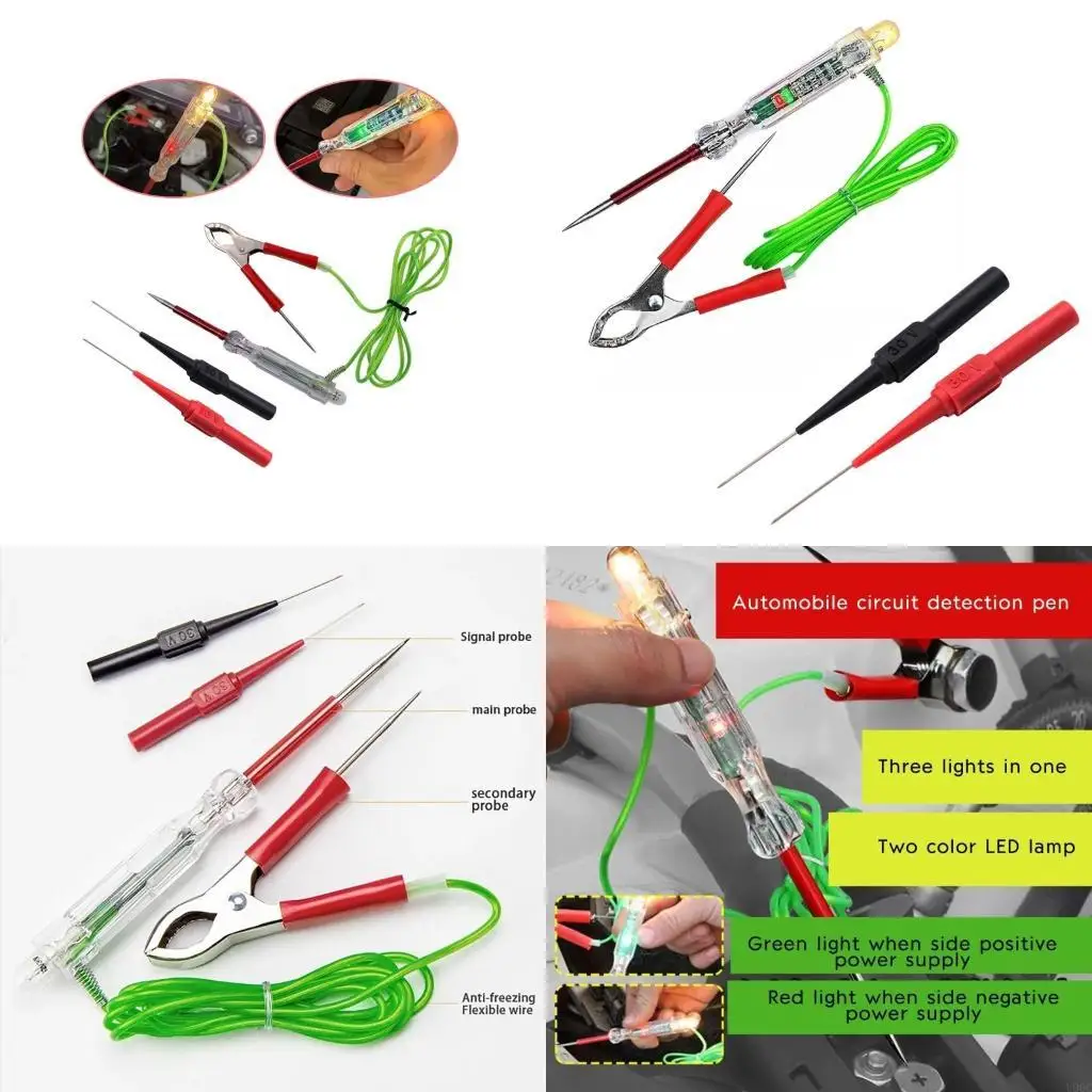 Light Bulb Repair Tool Auto Light Bulb Circuit Tester 6-24V Electric Pen for DIY New