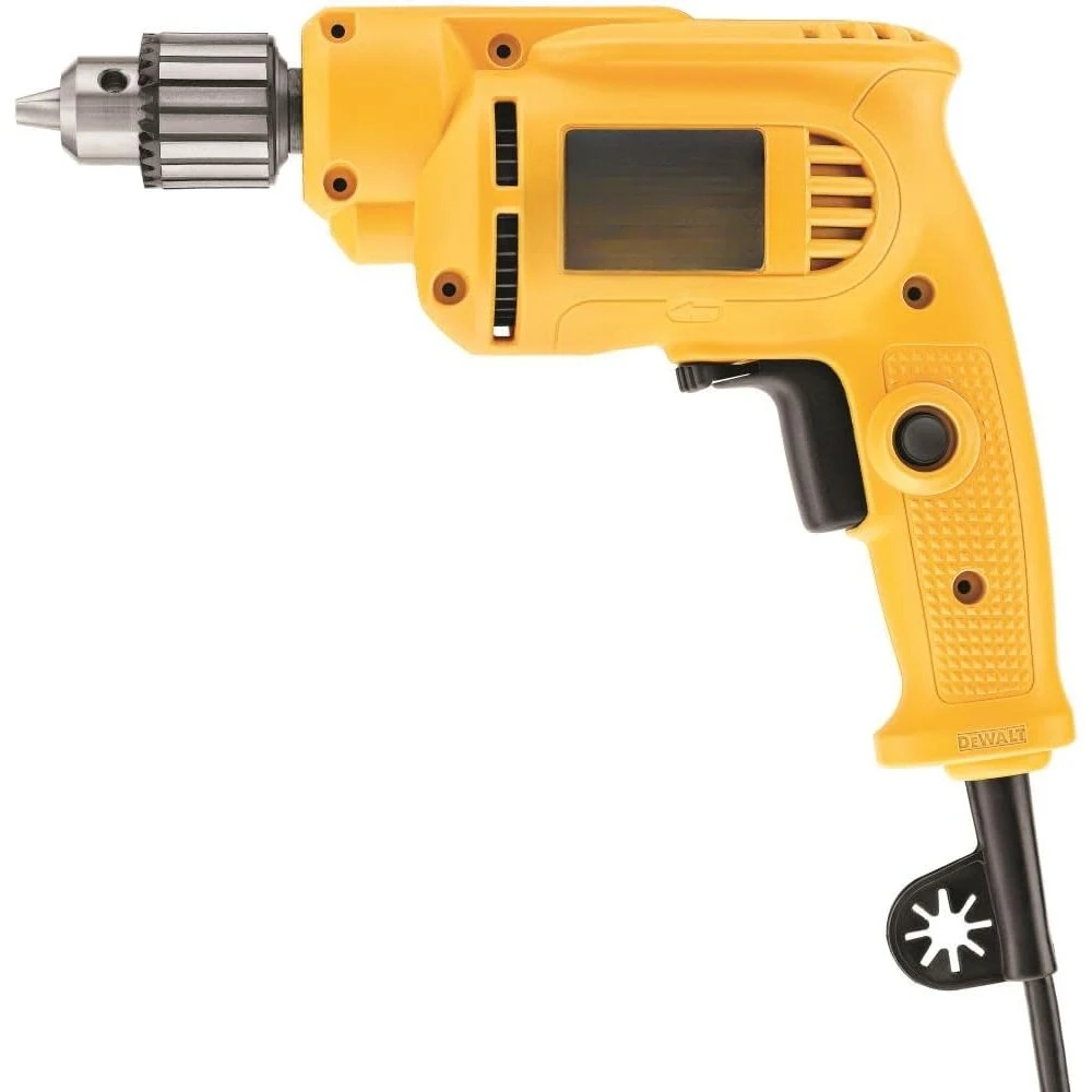 Corded Drill with Keyed Chuck, 7.0-Amp, 3/8-Inch (DWE1014)