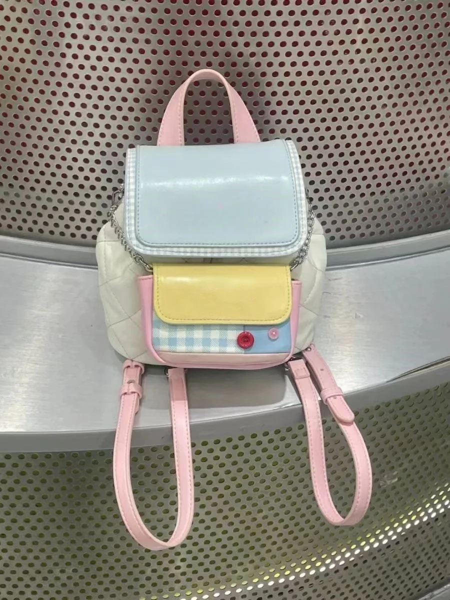 

Miyagawa Mini Backpack New Travel Bag College Student Cute Contrasting Color Small Backpacks Women Commuting Bags