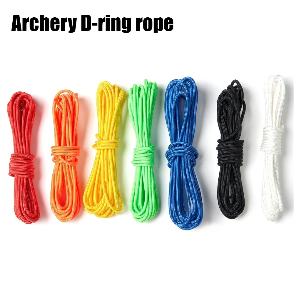 3m Archery D Loop Rope Bowstring Release U Rope Release Aid Archery Hunting Accessories for Compound Bow Hunting Shooting