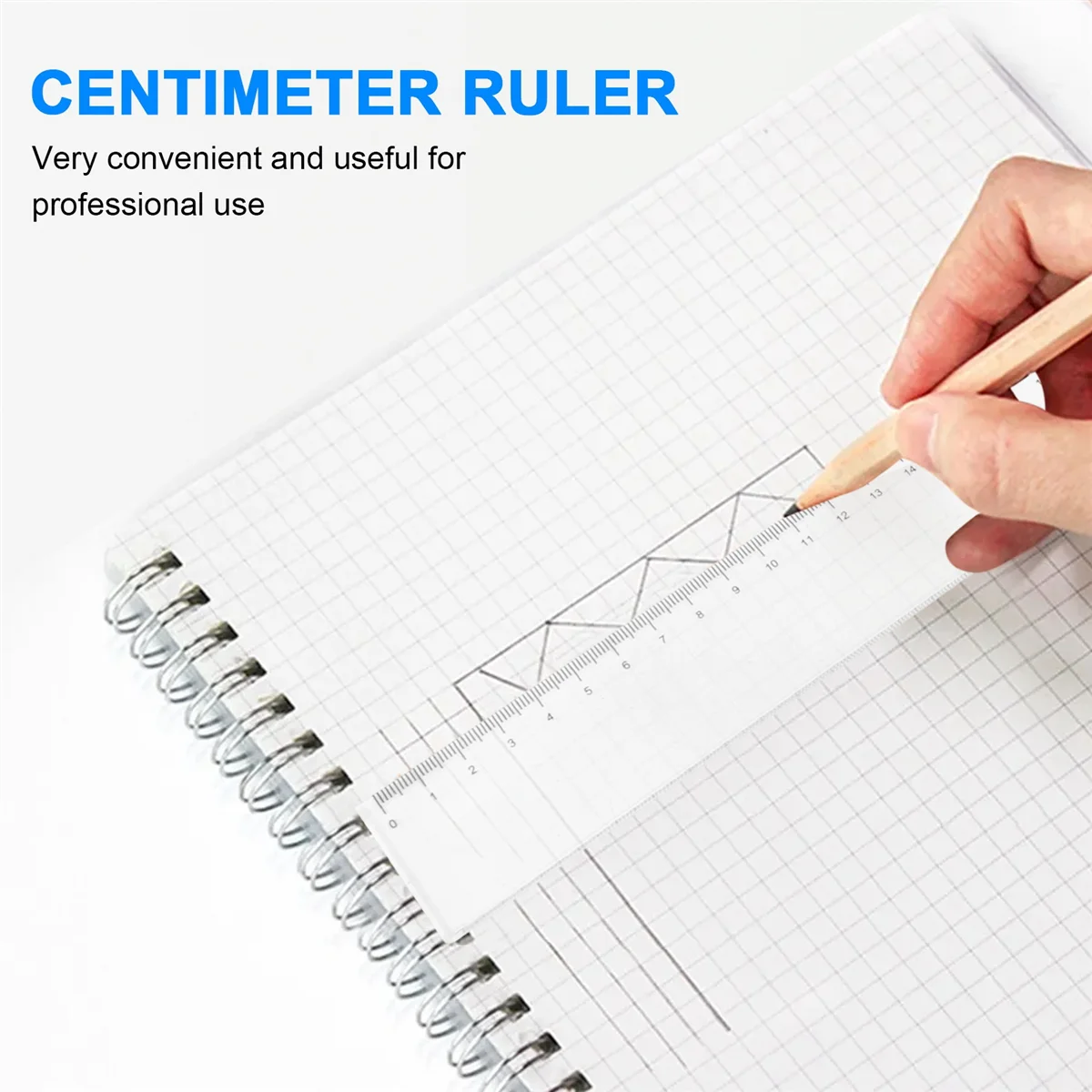 The New 50cm Clear Plastic Measuring Long Straight Centimeter Ruler