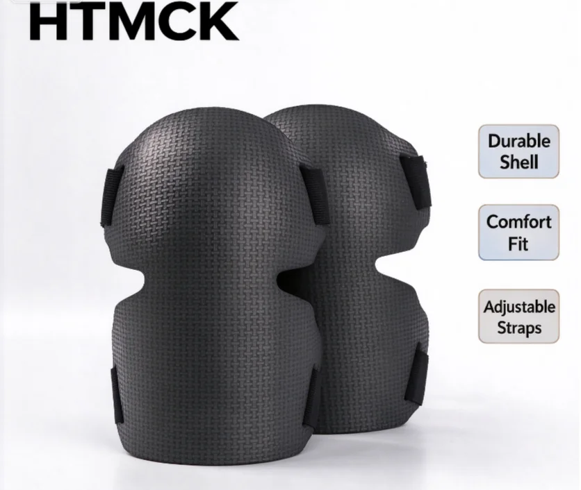 Extra Thick Foam Gardening Knee Pads for Women Men, Heavy Duty Knee Protectors with Adjustable Straps for Roofing Floor Work
