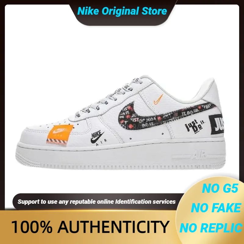 Nike Nike Air Force 1 Low Just Do It Pack White/Black Sneakers shoes AR7719-100