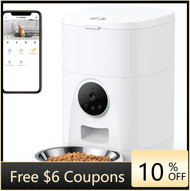 STLF الذكية القط الكلب الغذاء موزع 4L APP التحكم عن بعد واي فاي التلقائي القط المغذية TUYA الذكية التلقائي تغذية الحيوانات الأليفة مع