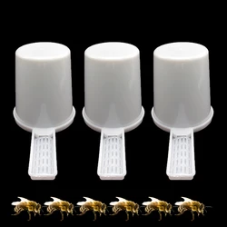 Honey Entrance Hive In Feeder Plastic 400ml Capacity Feeding Bottle Suger Syrup Keep Robber Bees Anti Drowning Waterer Tool 5PCS