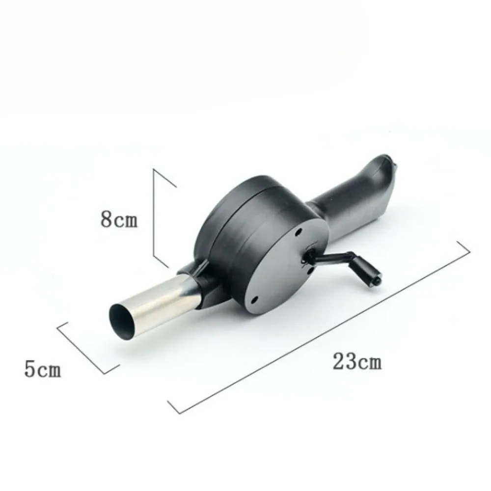 1PCS Outdoor Manual Blower Barbecue Tool Portable Fan Fireplace Blower Hand-Cranked Ignition Hand-Cranked Camping Ignition