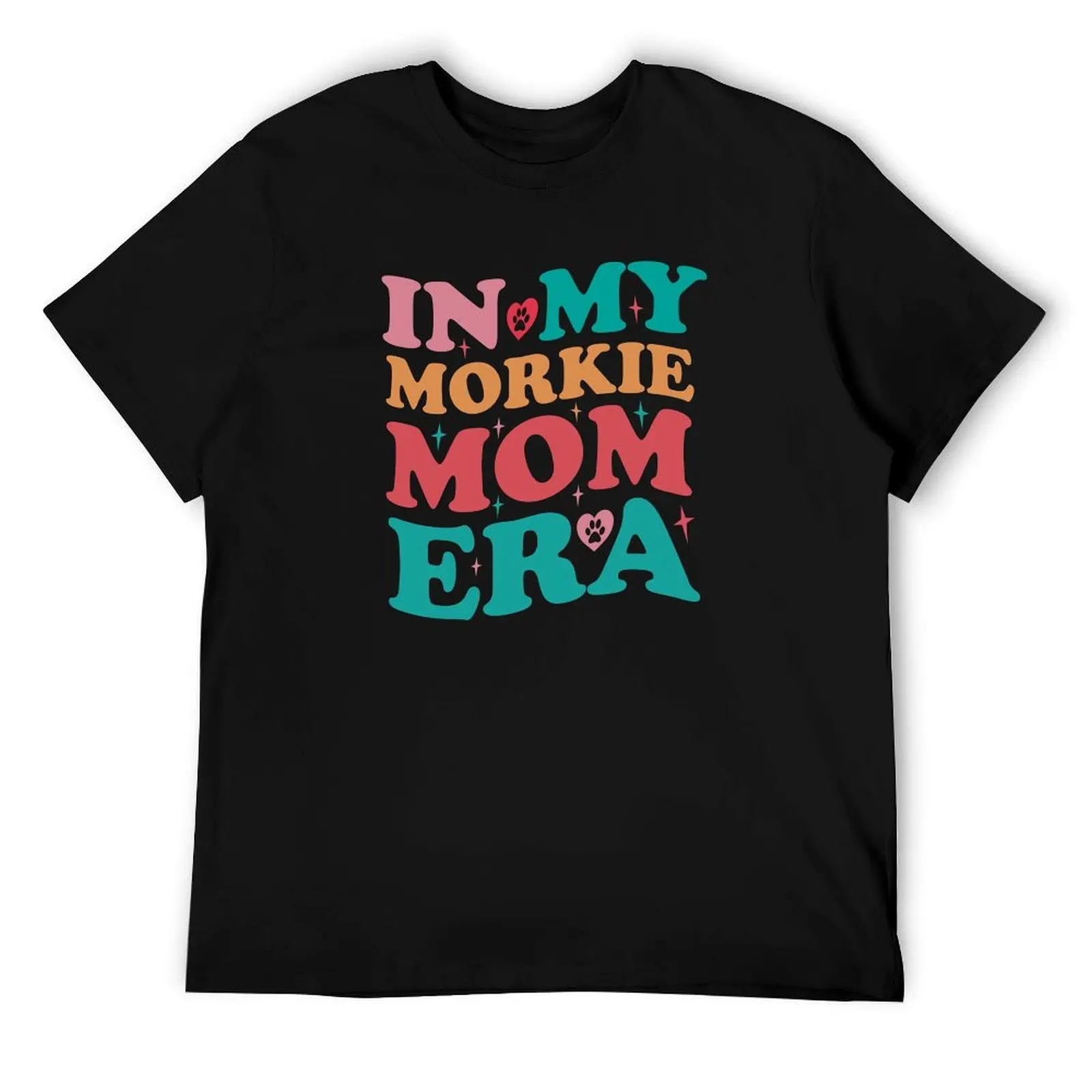 

In My Morkie Mom Era Groovy Retro Gift T-Shirt anime t shirts oversize t shirt man plain cotton tshirt 100% T-Shirt
