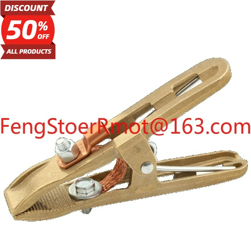 Welding ground clamp A-shaped ground clamp All copper ground  Argon arc welding handle Wire clamp