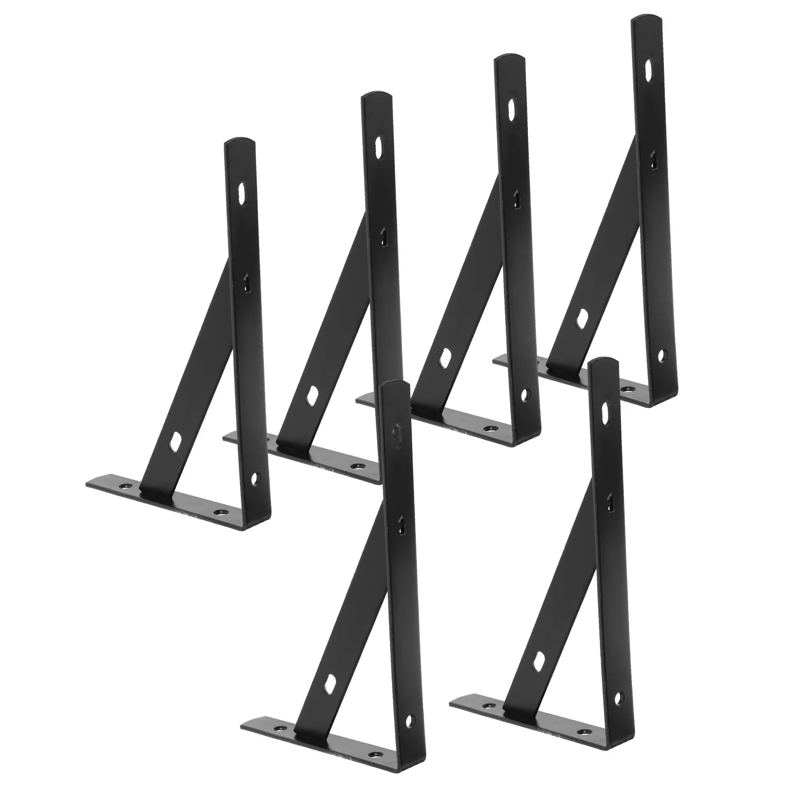 

6Pcs Wall Shelves Brackets Steel Floating Shelf Mounts Rustproof Heavy Duty Storage Brackets Floating Shelf Bracket