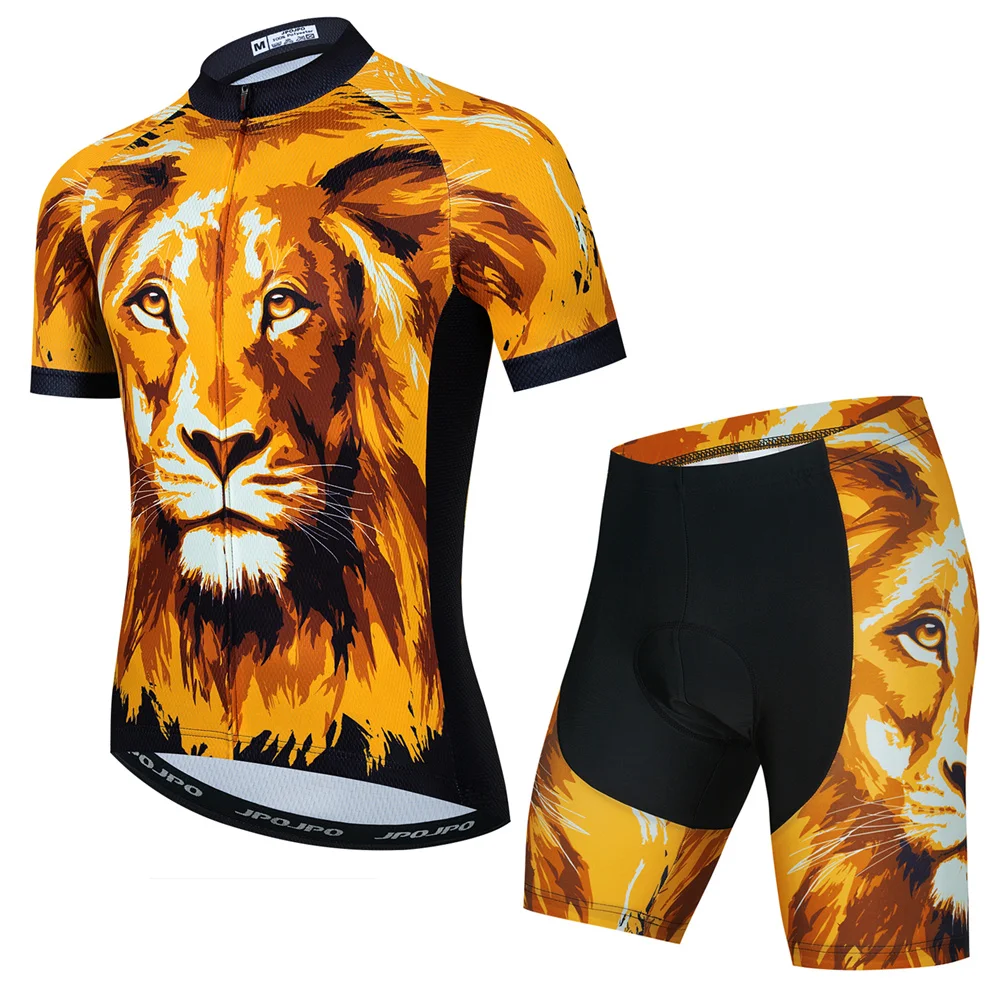 

Cycling Jerseys Men Mountain Bike Shorts Clothing Summer MTB Bicycle Wear Anti-Sweat Cycling Suits Breathable