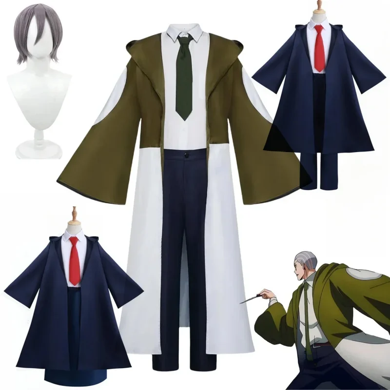 Anime mashle magia e músculos cosplay traje feminino homem mágico trajes peruca roupa halloween cos trajes