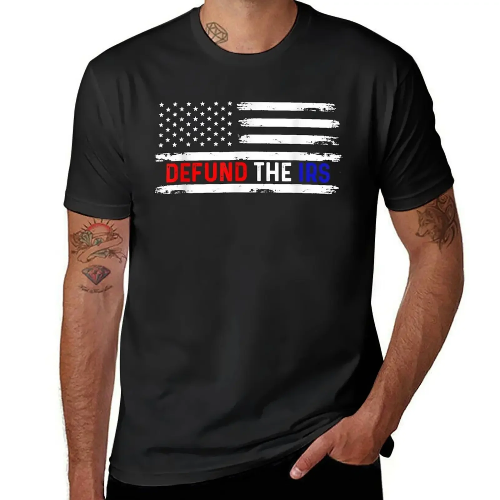 Defund The IRS, Tax Return Tee, Anti Tax, IRS Funny Humour T-Shirt vintage t shirts cute clothes mens big and tall t shirts