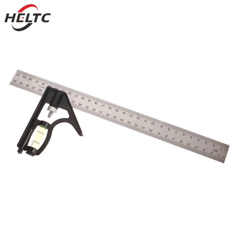 1pcs Angle Square Measuring Tools Set Precise Aluminium Adjustable Combination Spirit Level Accessories