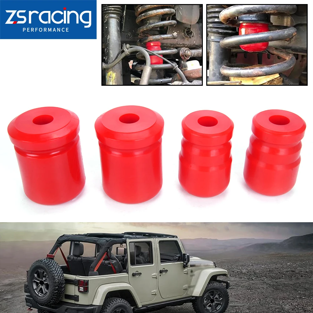 

1-1303 1-1304 Front & Rear Bump Stop Speedbump For Jeep Wrangler JK JKU 07-18 SFN210