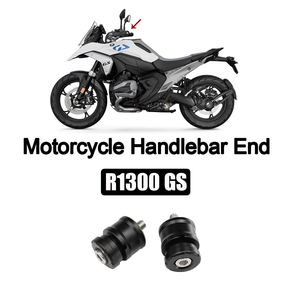 For BMW R1300 GS Rod End Counterweight R1300GS R 1300 GS Accessories Handle End R 1300GS Motorcycle Handlebar Ends CNC Aluminium