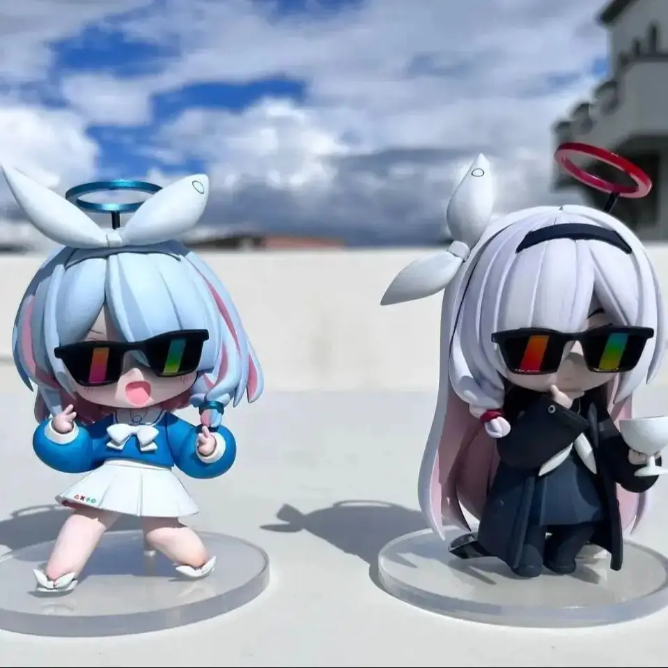 ฟิกเกอร์อนิเมะ New Blue Archive รุ่น Q-version ตัวละคร A.R.O.N.A แบบขยับหน้าได้ ของสะสม โมเดลของเล่น อนิเมะ ของเล่นสะสม